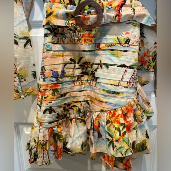 ROCO SANDS- ABSOLUTELY stunning Tropical Dress. Sz Small - Picture 6 of 11